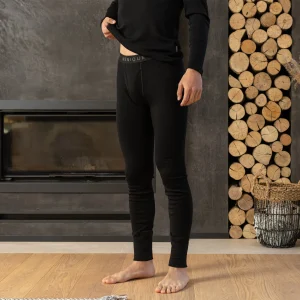 Pantalon homme 250 Merino Rub Noir