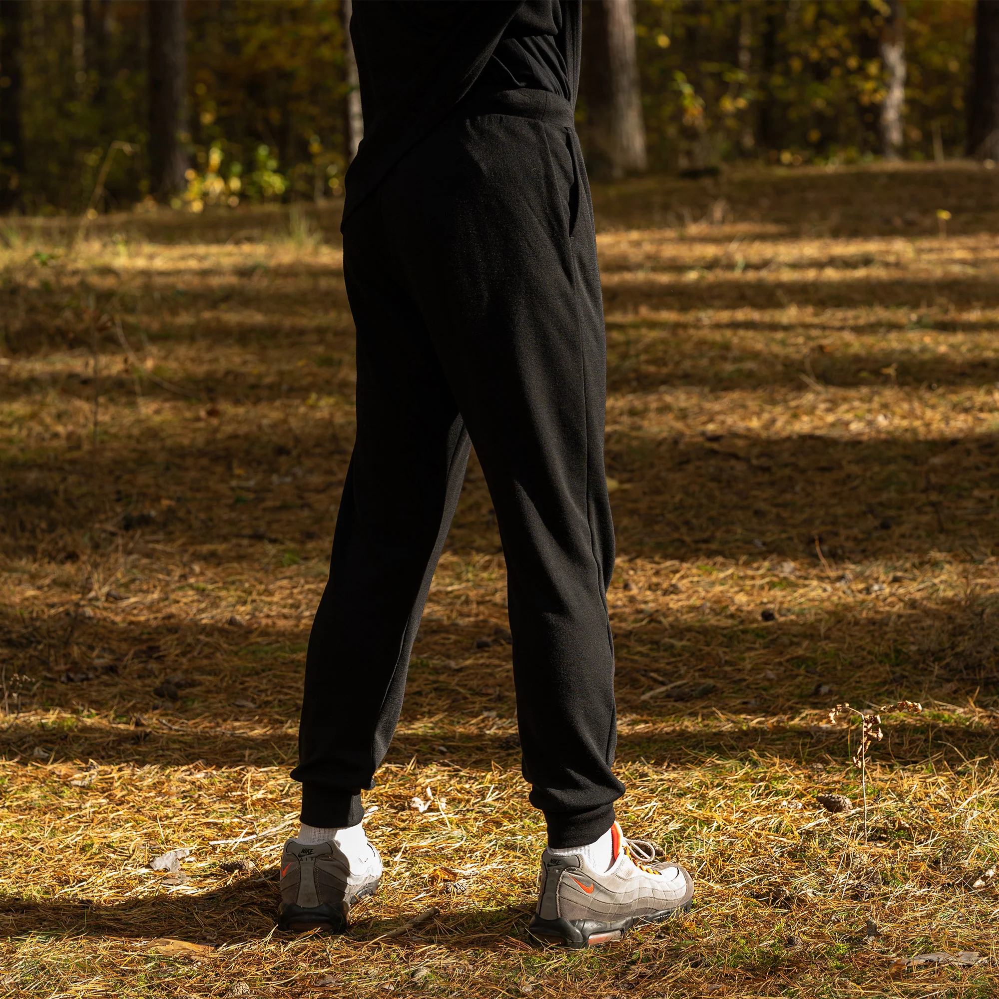 Pantalon de survêtement en mérinos 250 pour homme Noir – Image 5