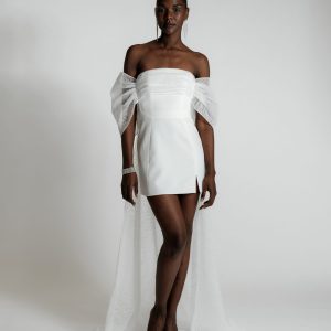 ABA – Robe de mariée courte bustier
