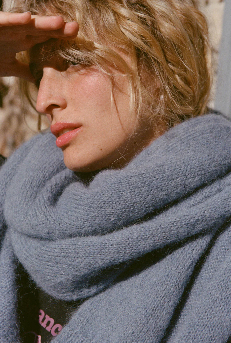 Écharpe Clémence - Bleu – Image 5