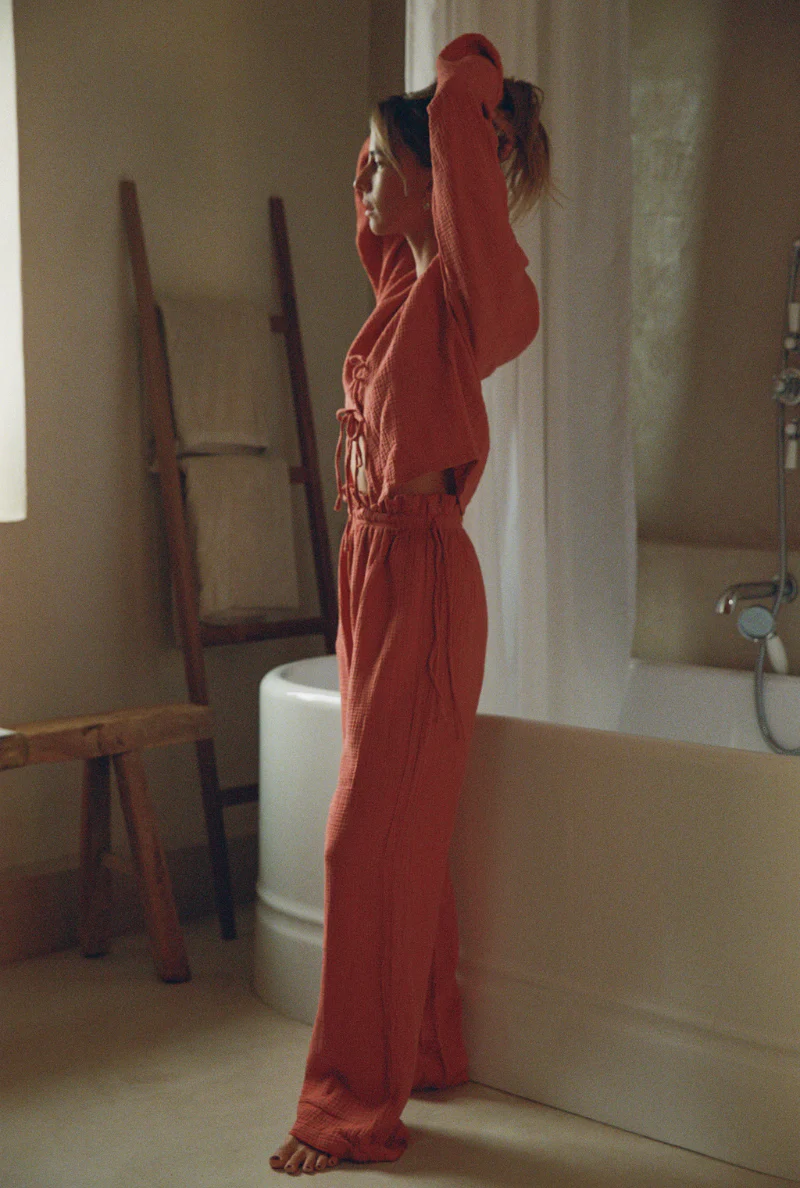 Pantalon Wanda - Vieux Rose – Image 2