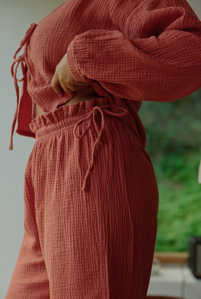 Pantalon Wanda - Vieux Rose – Image 3