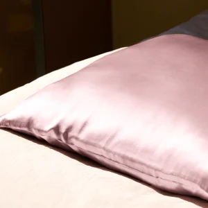 Taie d'oreiller pure soie de mûrier 65x65 - Lotus