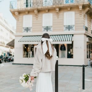 Bijoux de tête de mariée à noeud Maya