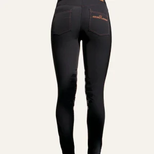 Pantalon d'équitation Technique Riv-AL Grip Noir