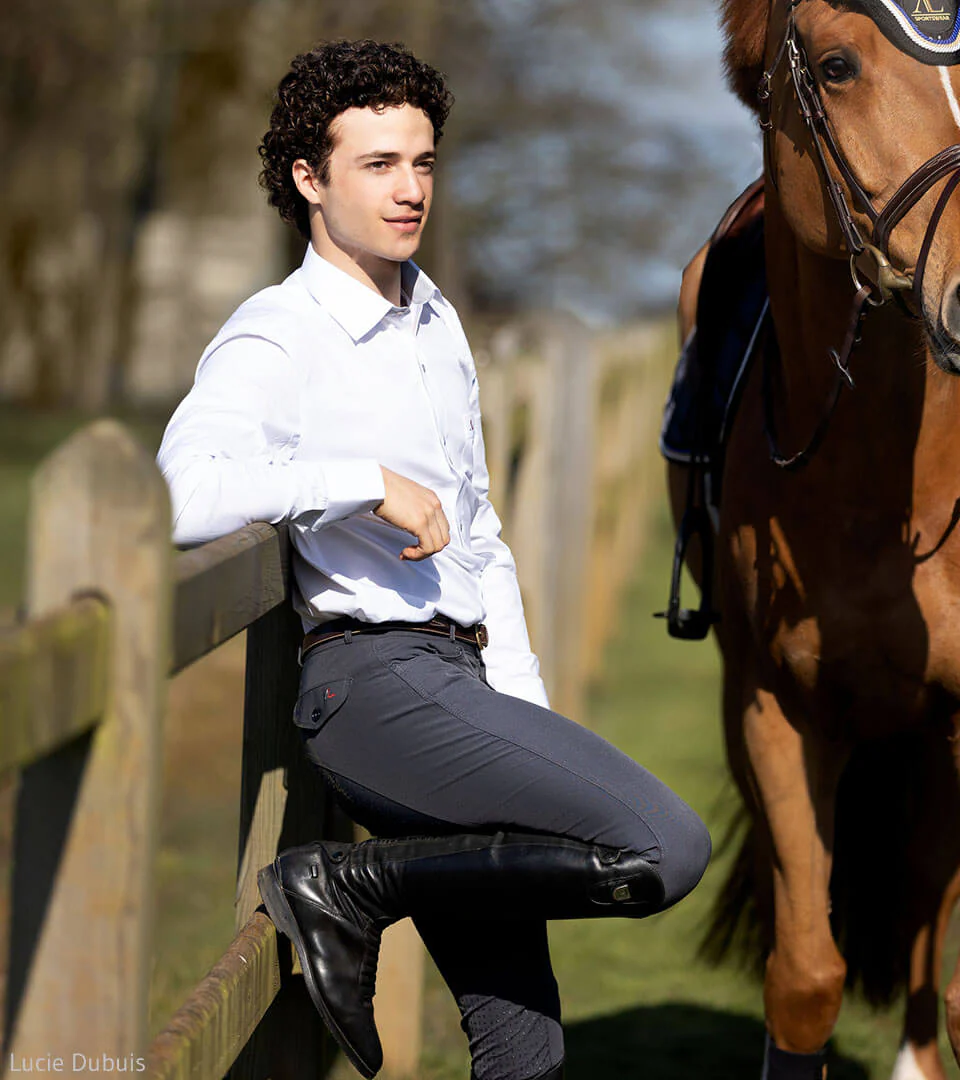 Pantalon Equitation Homme ALui Nylight Gris Foncé – Image 2