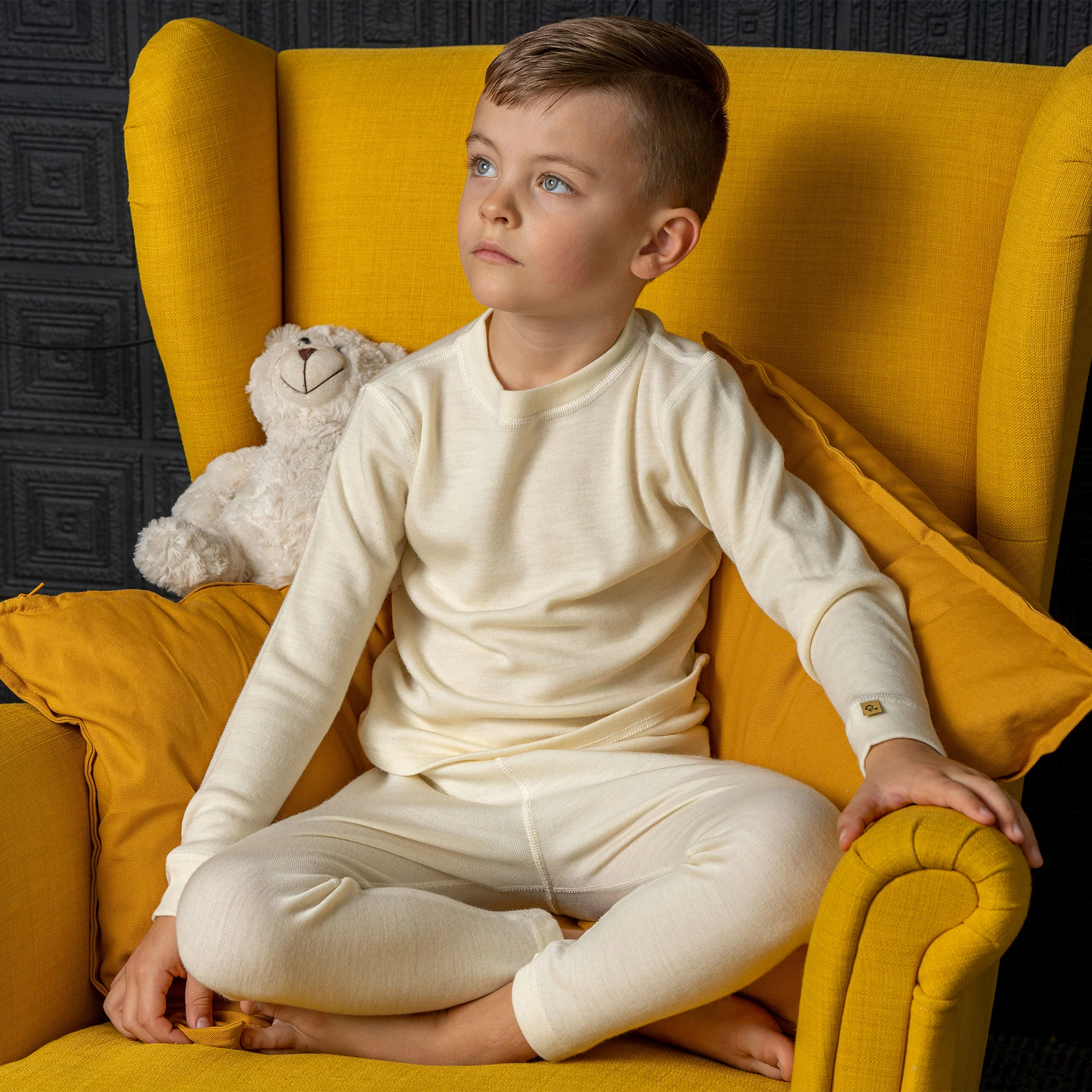 Enfant 250 Thermique Manches Longues Col Rond Naturel – Image 5