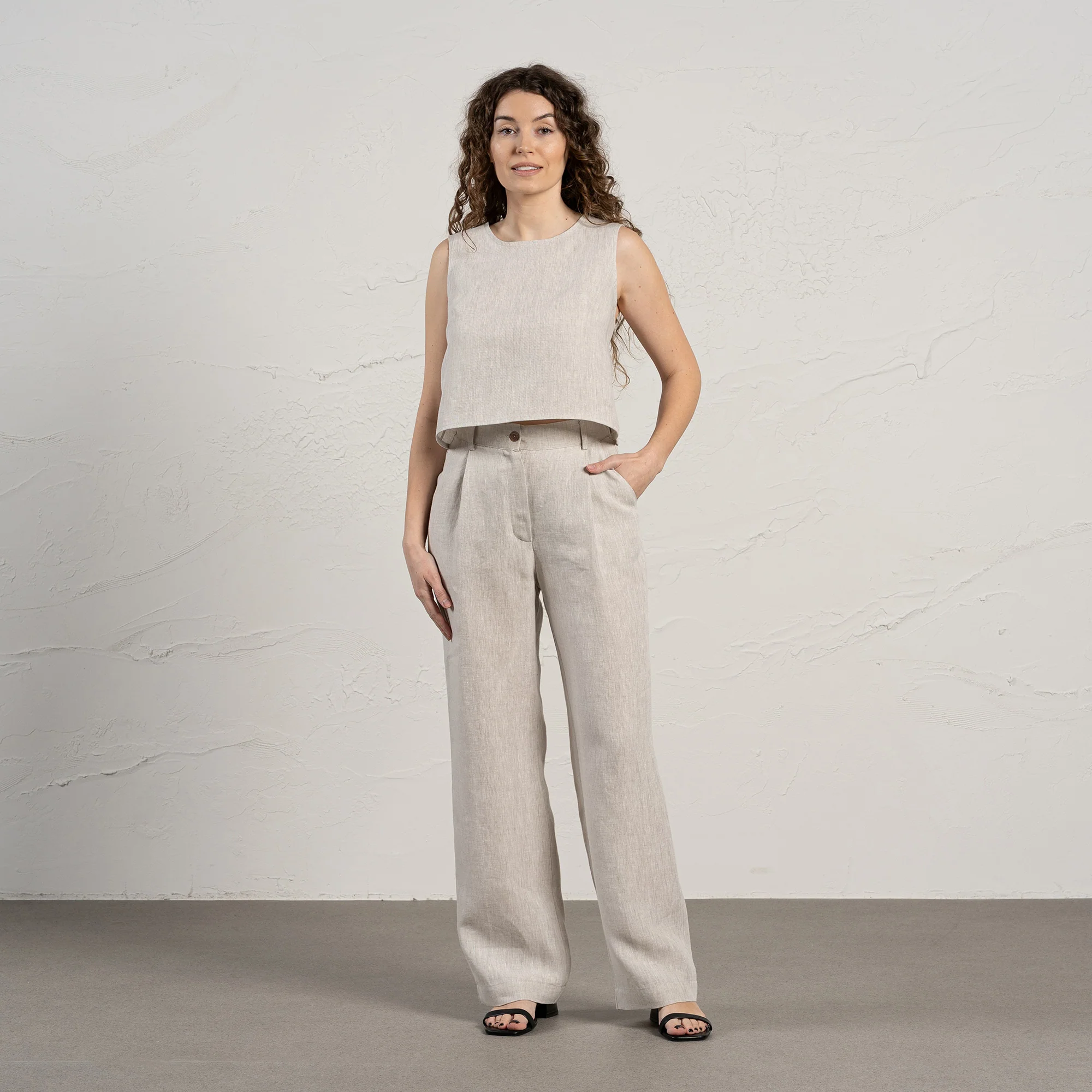 Pantalon à jambes larges Lotus – Image 7