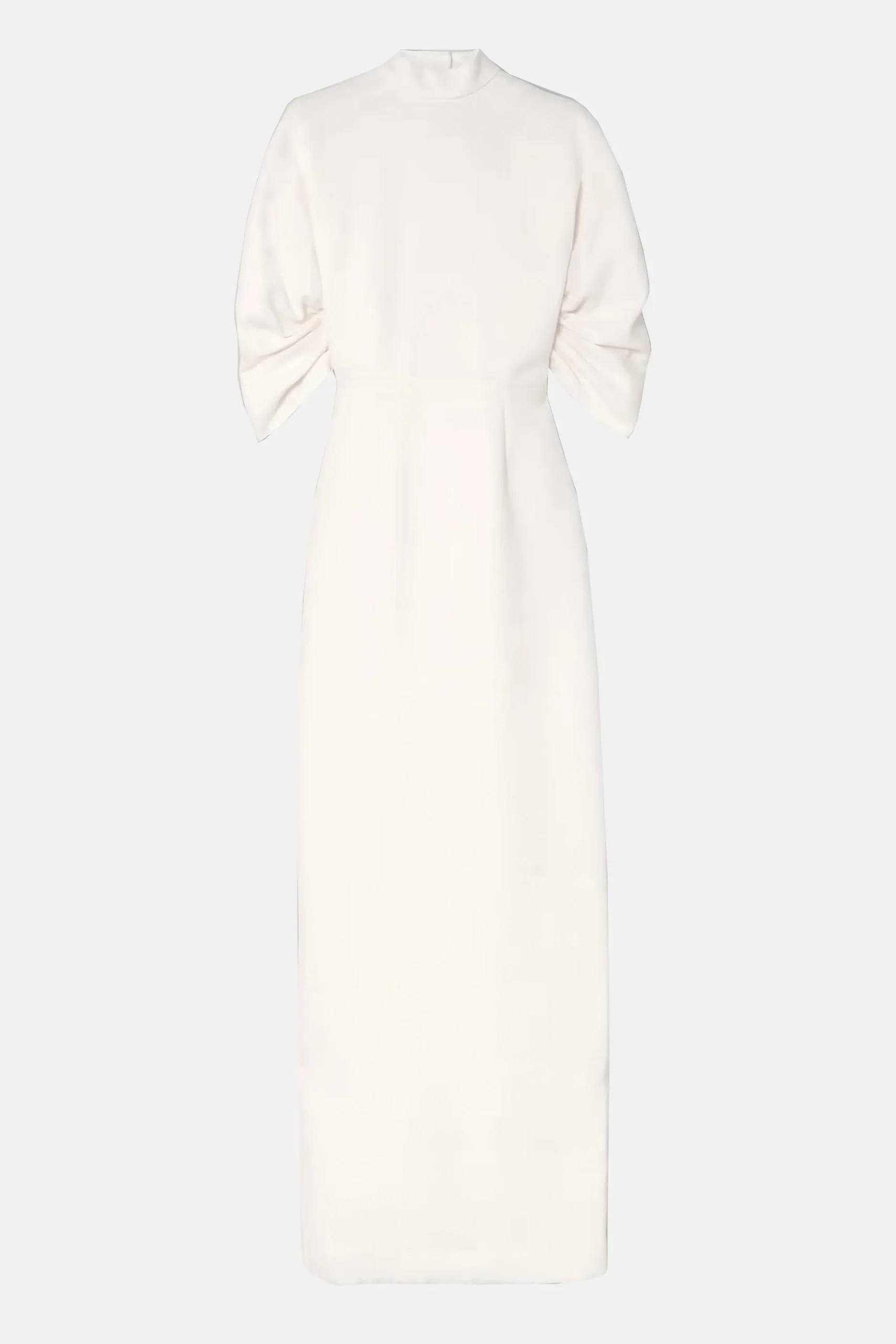 Sharonella Bridal Dress in Ivory Double Wool Crepe