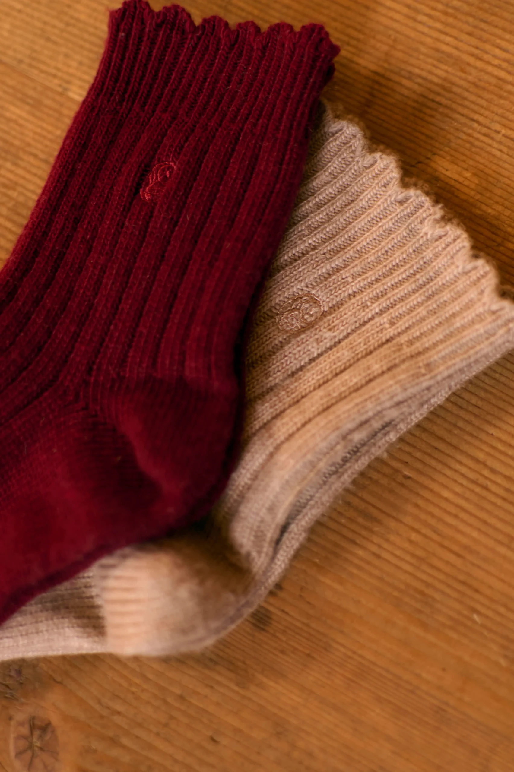 Chaussettes Socky beige chiné – Image 5