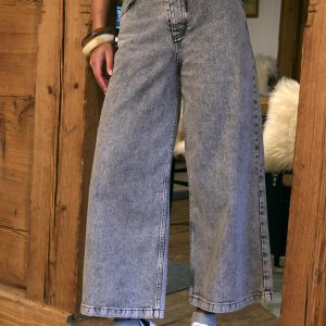 Jean crop Benji washed black