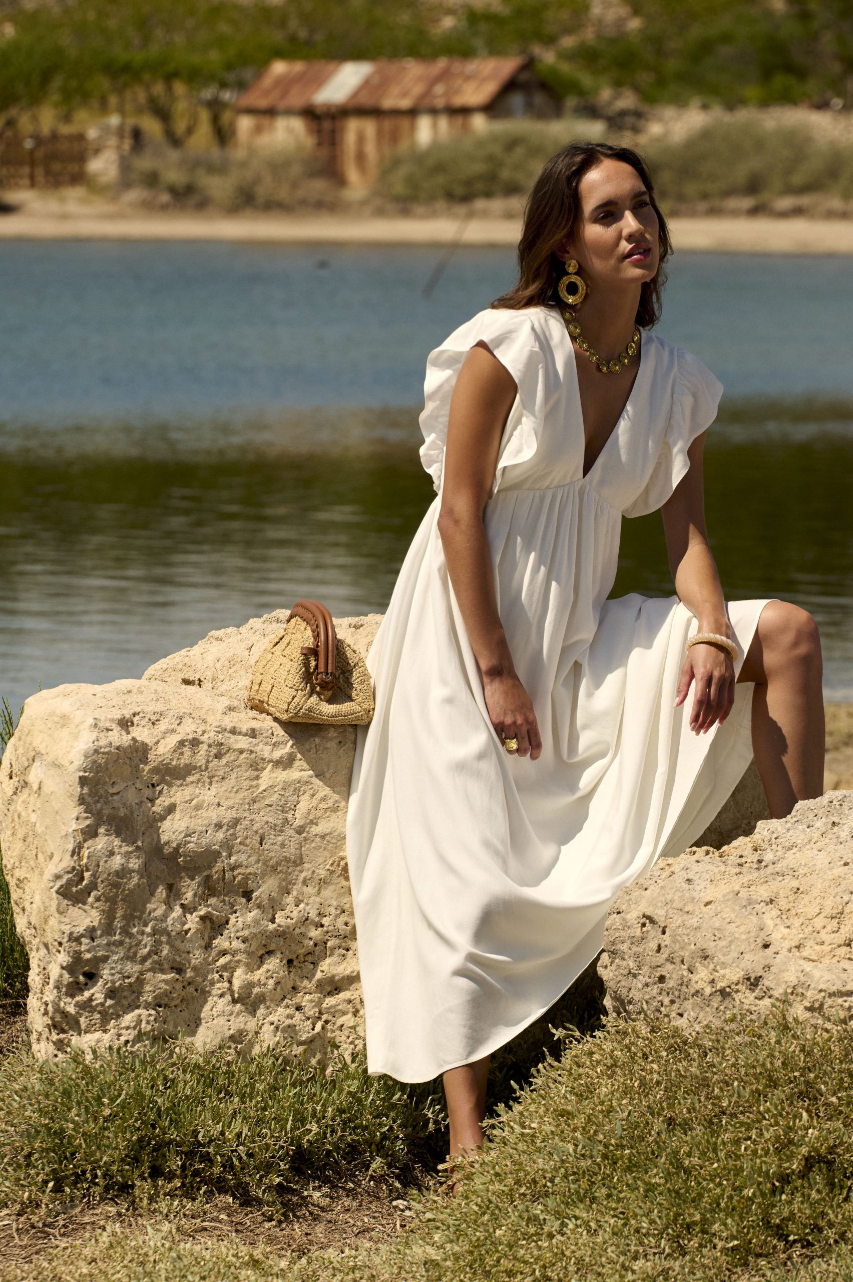 Robe Hestia écru – Image 4