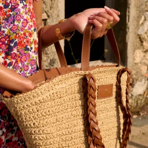 Panier Alès Raphia Naturel