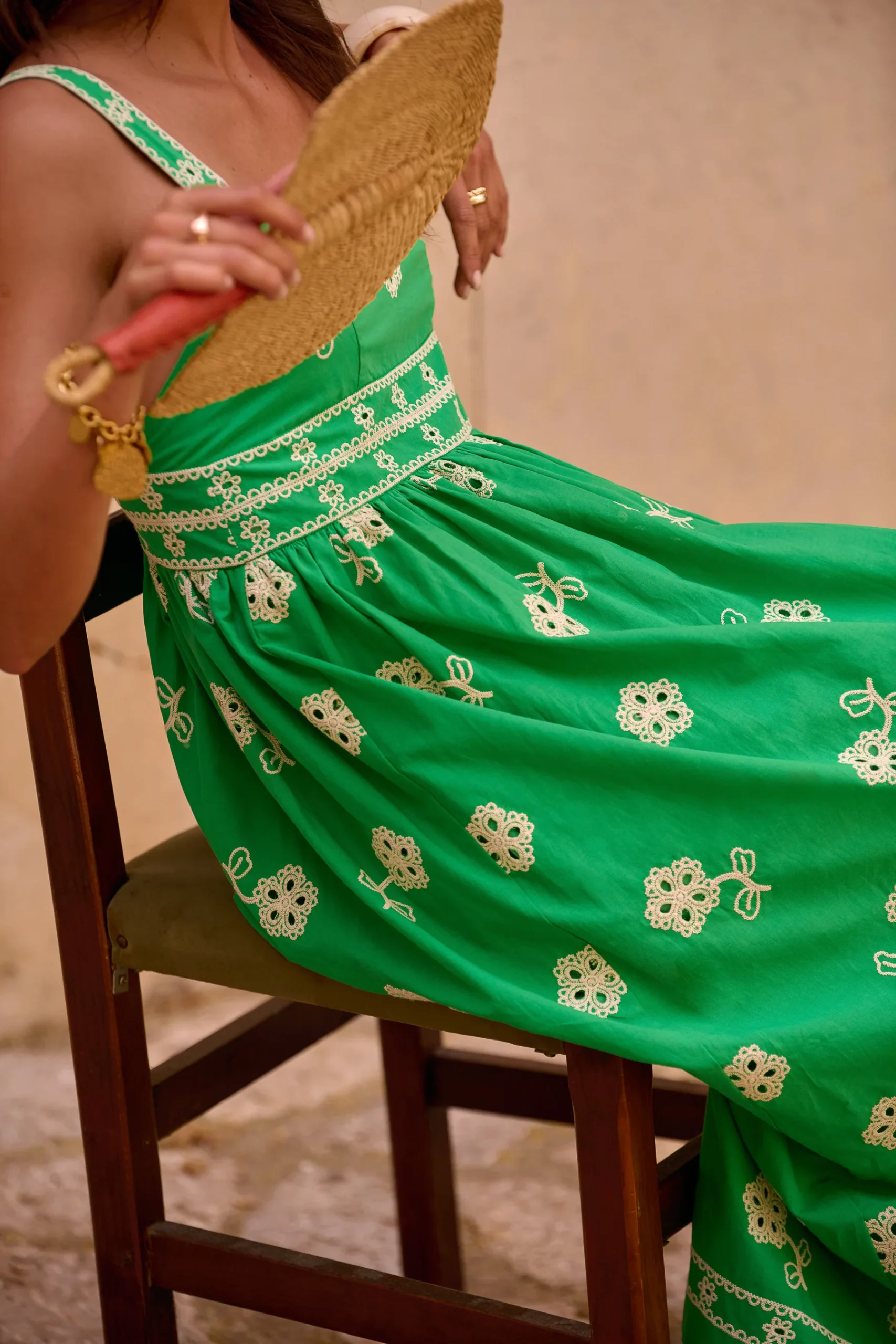 Robe Amayel verte – Image 5