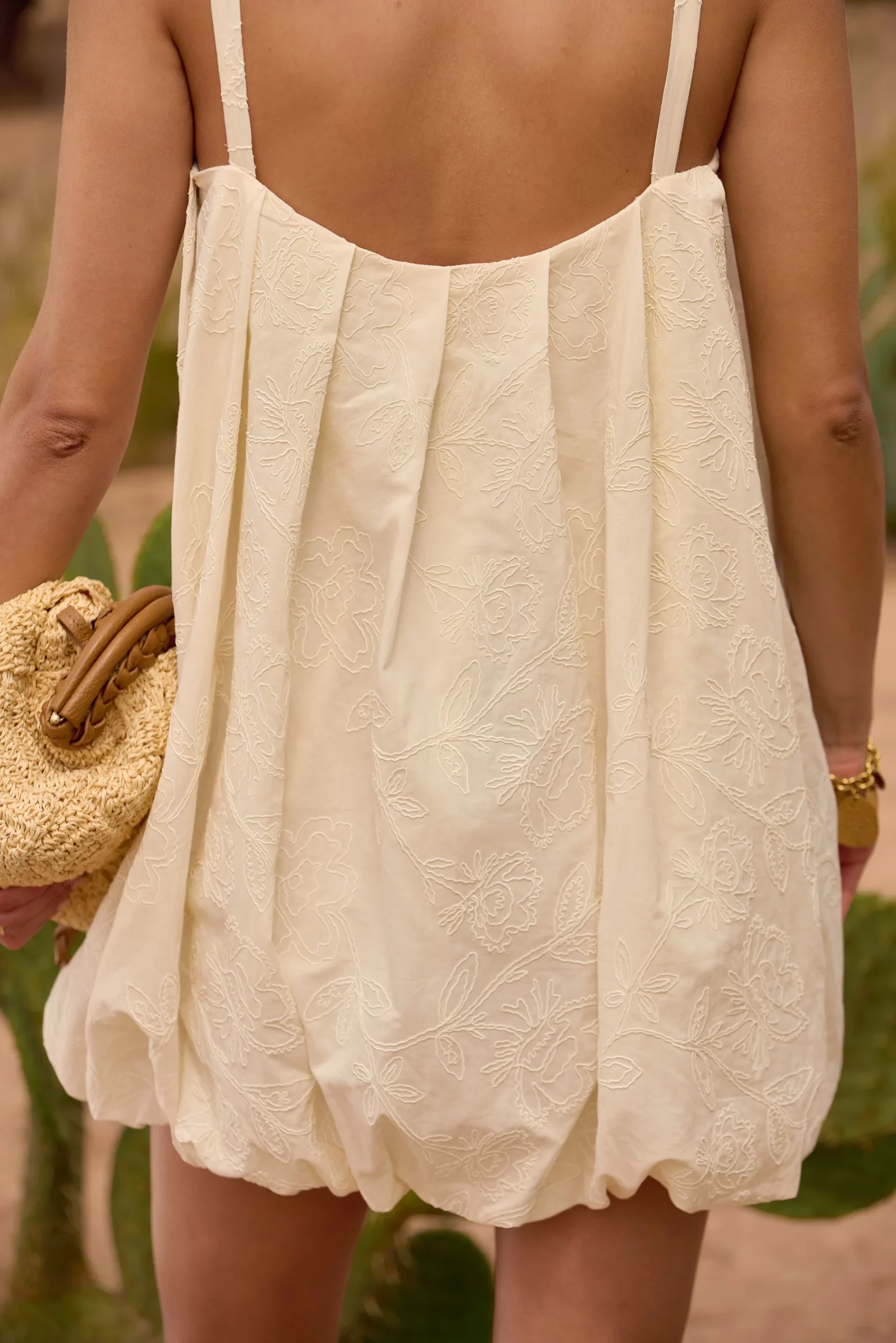 Robe Bubble écru soutache – Image 4