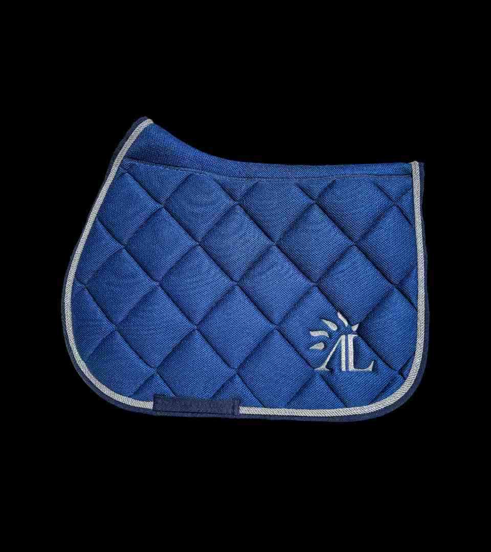Tapis de Selle Mesh Bleu, 2 Cordes Silver – Image 4