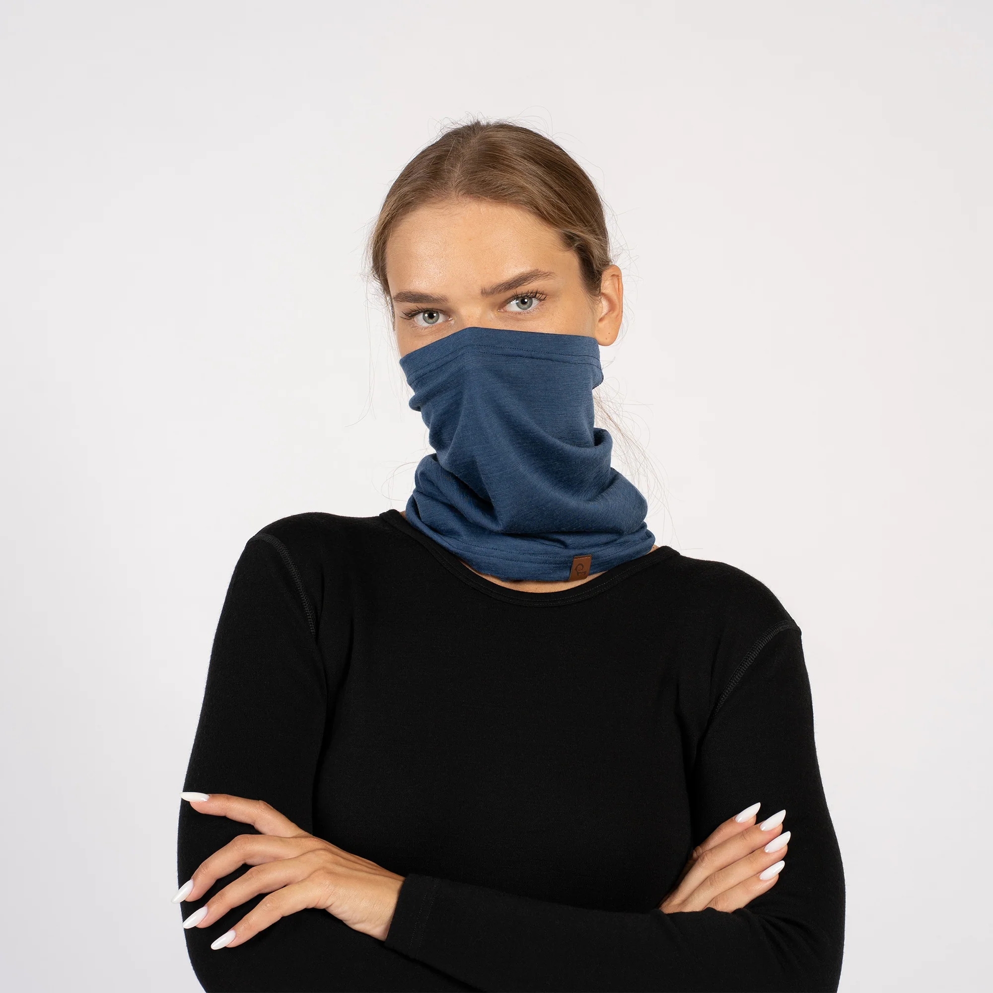 Tour de cou long en laine mérinos pour femme – Image 9