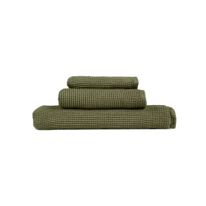 Ensemble de 3 serviettes de bain gaufrées