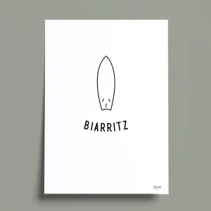 Affiche A4 | Biarritz