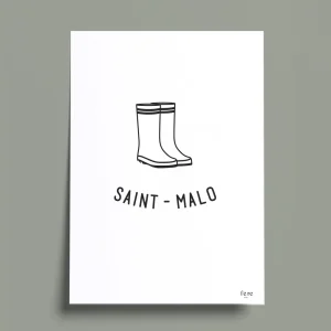 Affiche A4 | Saint Malo