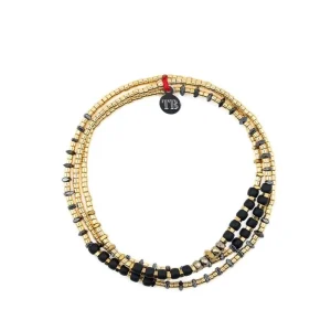 Collier et Bracelet 3 Tours | Andy Gold Slim