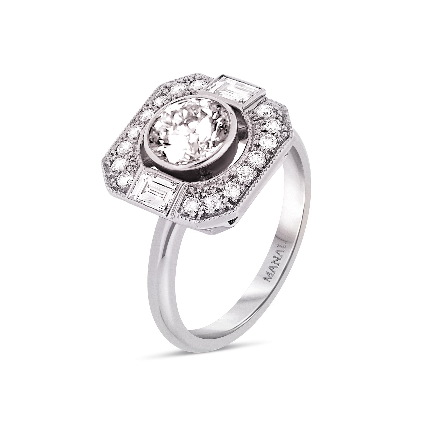 Bague Café de Paris or blanc
