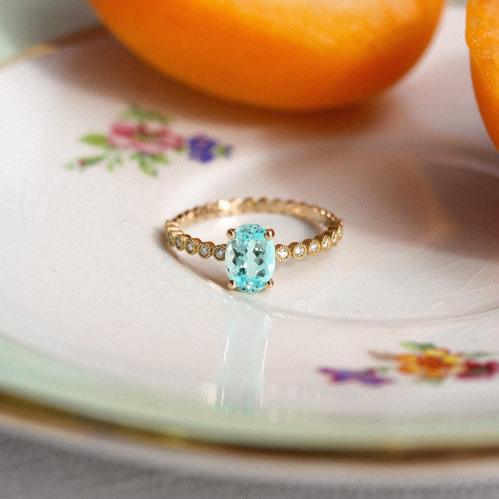 Bague Comme Un Couple Royal Paraiba – Image 3