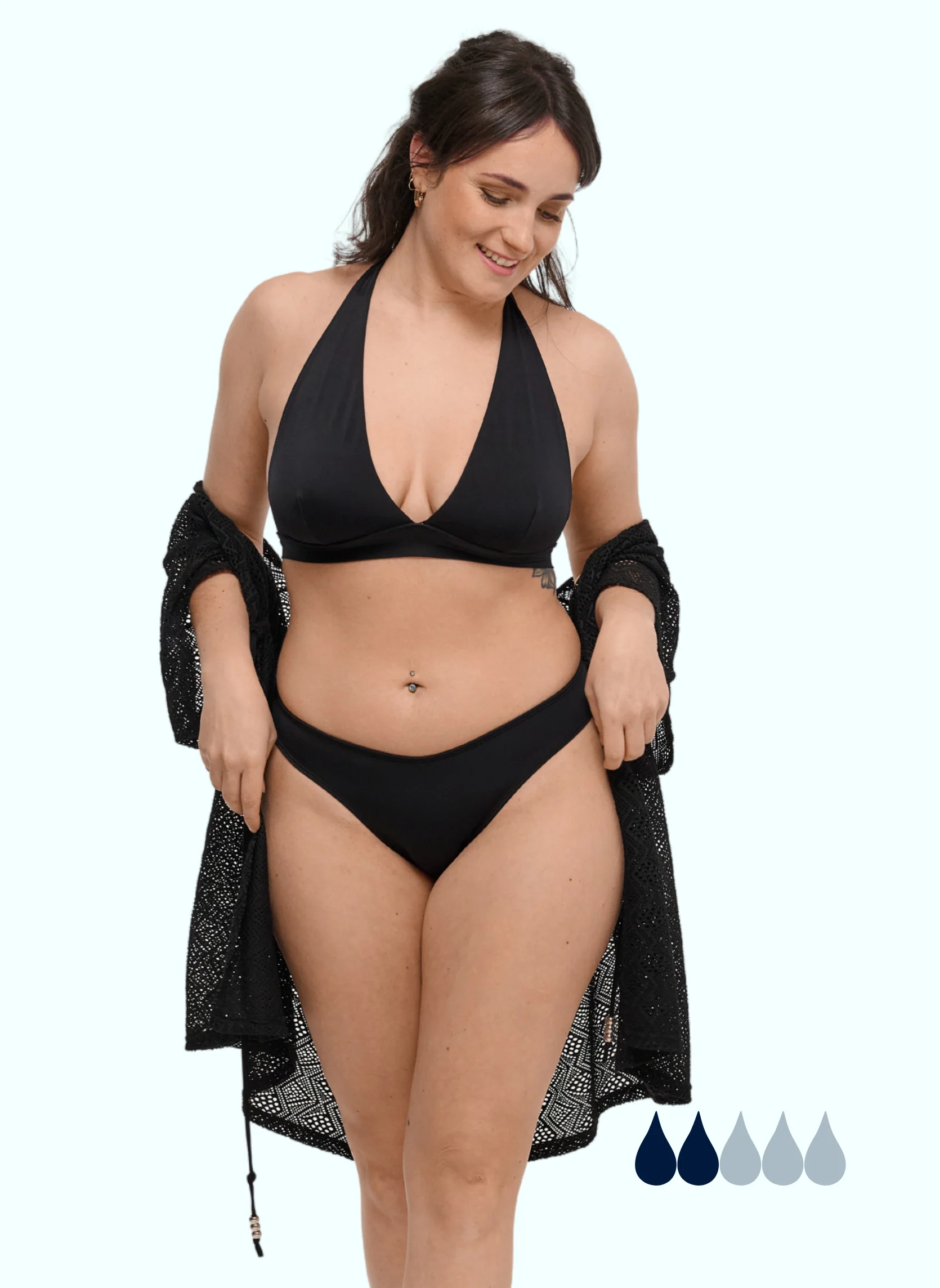 Tanga Menstruel Noir - Mila | Sorio® – Image 5