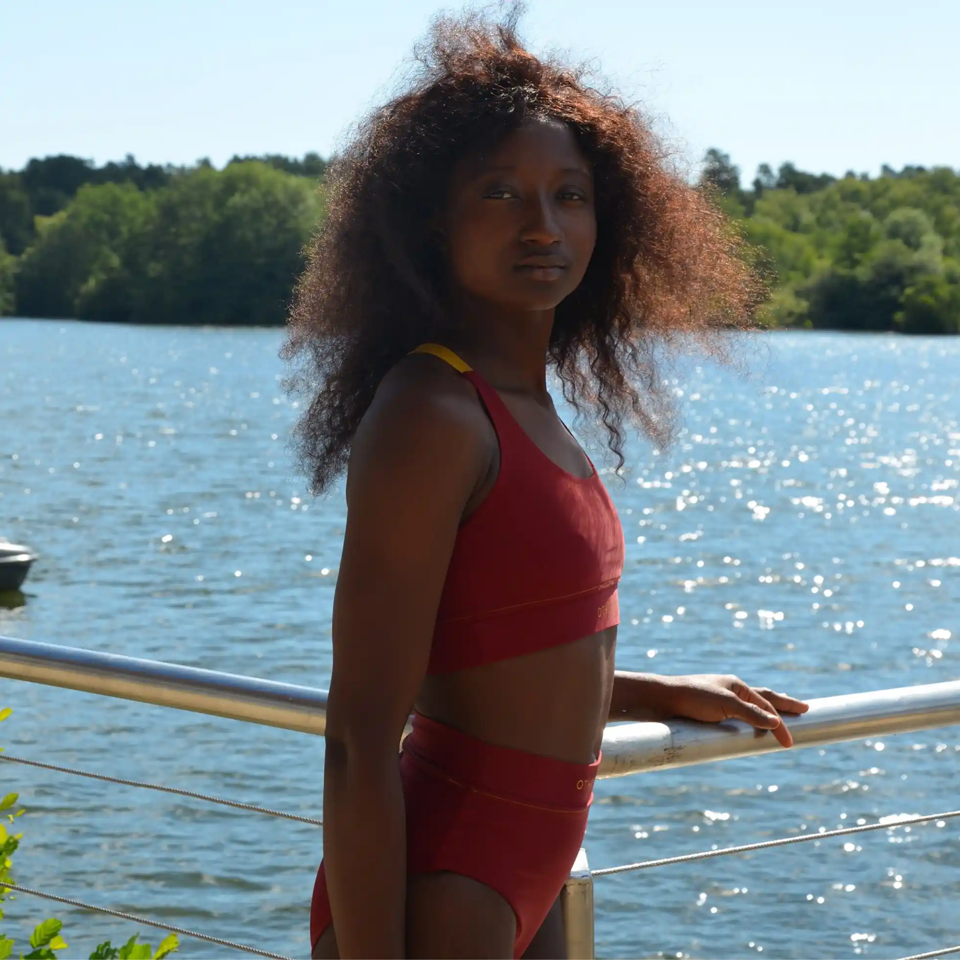 BAS MAILLOT DE BAIN FEMME BORDEAUX – Image 6