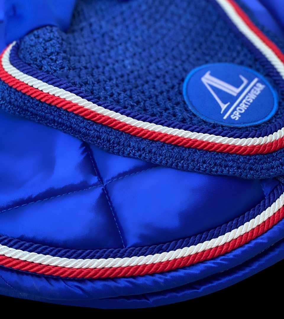 Bonnet Bleu Roi, 3 Cordes Bleu, Blanc & Rouge – Image 2