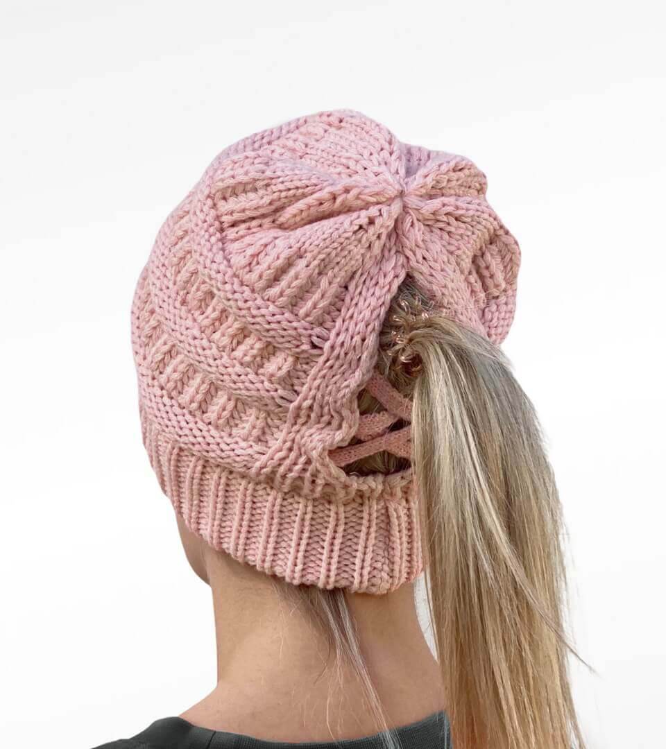 Bonnet Femme AL - Queue de Cheval