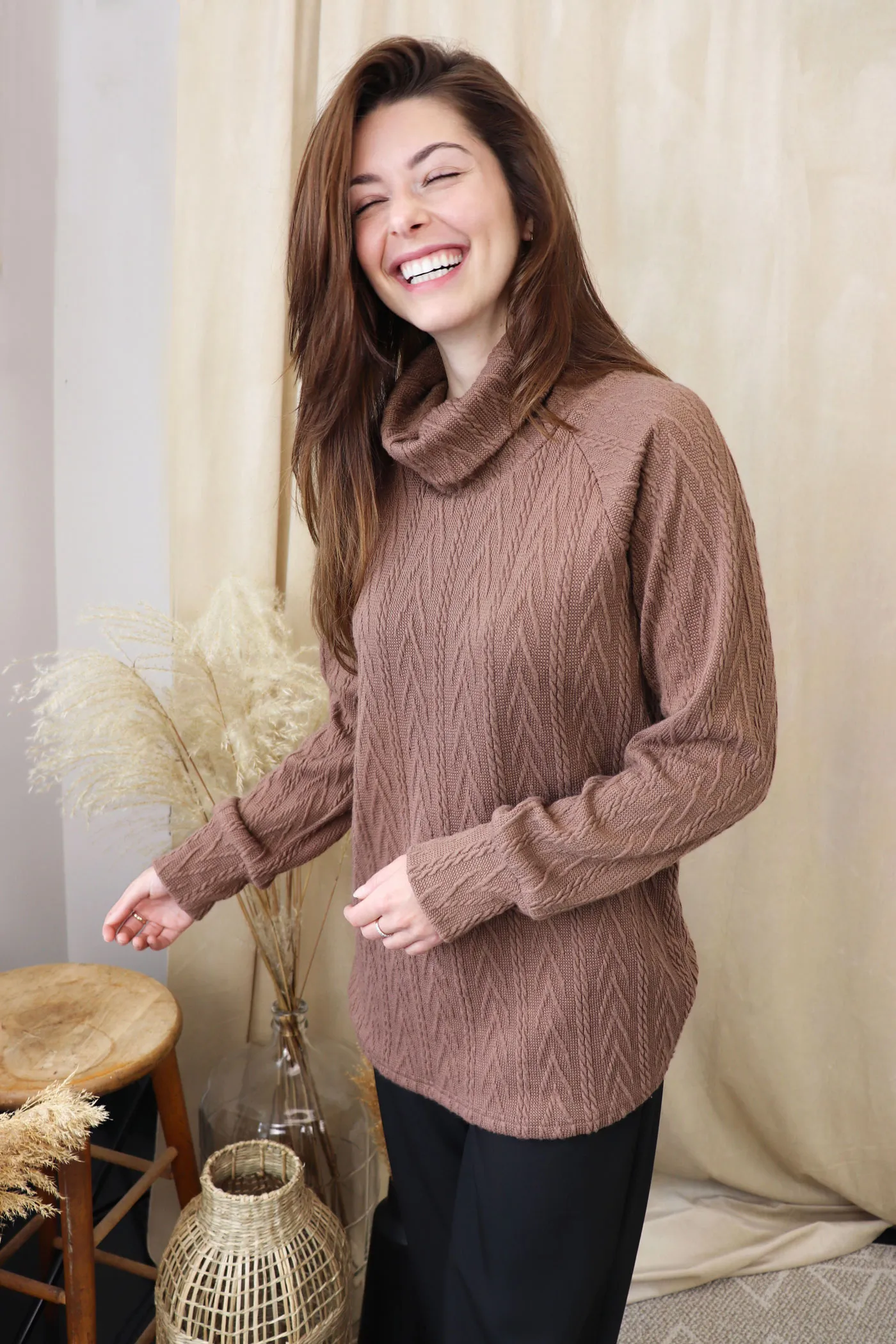 Chandail Marianne – Brun – Image 5