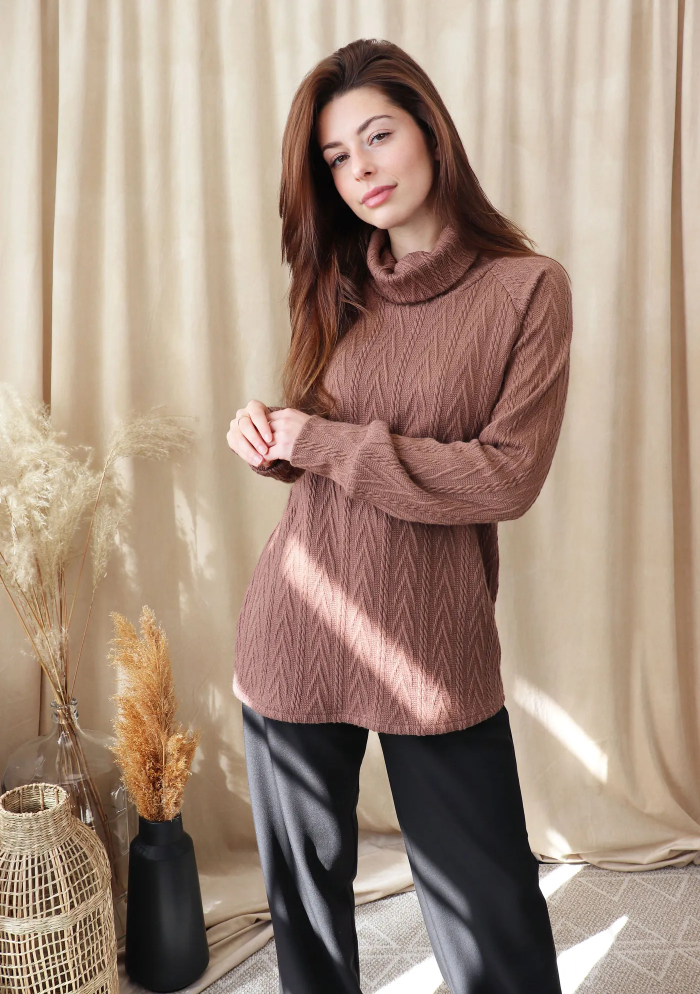 Chandail Marianne – Brun