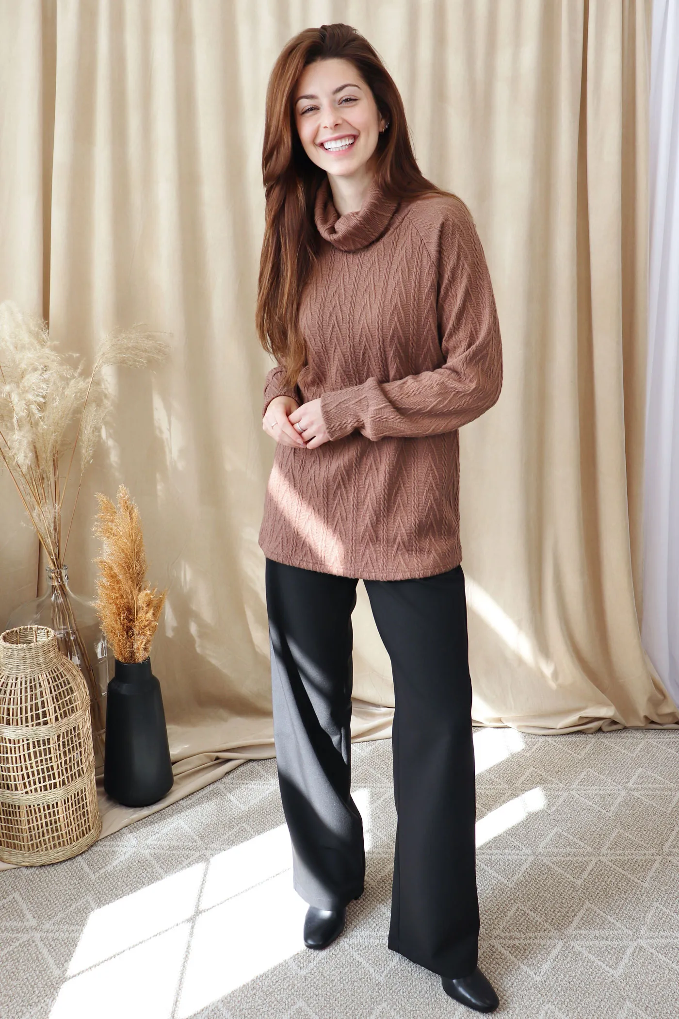 Chandail Marianne – Brun – Image 2