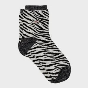 Chaussettes Zèbre | Noir & Blanc