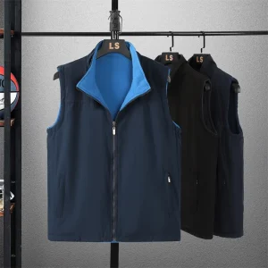 Gilet sans manches intérieur polaire pour homme