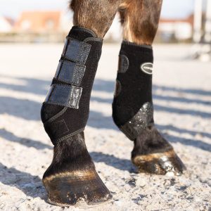 Guêtres Pro en Néoprène Paillettes Noires