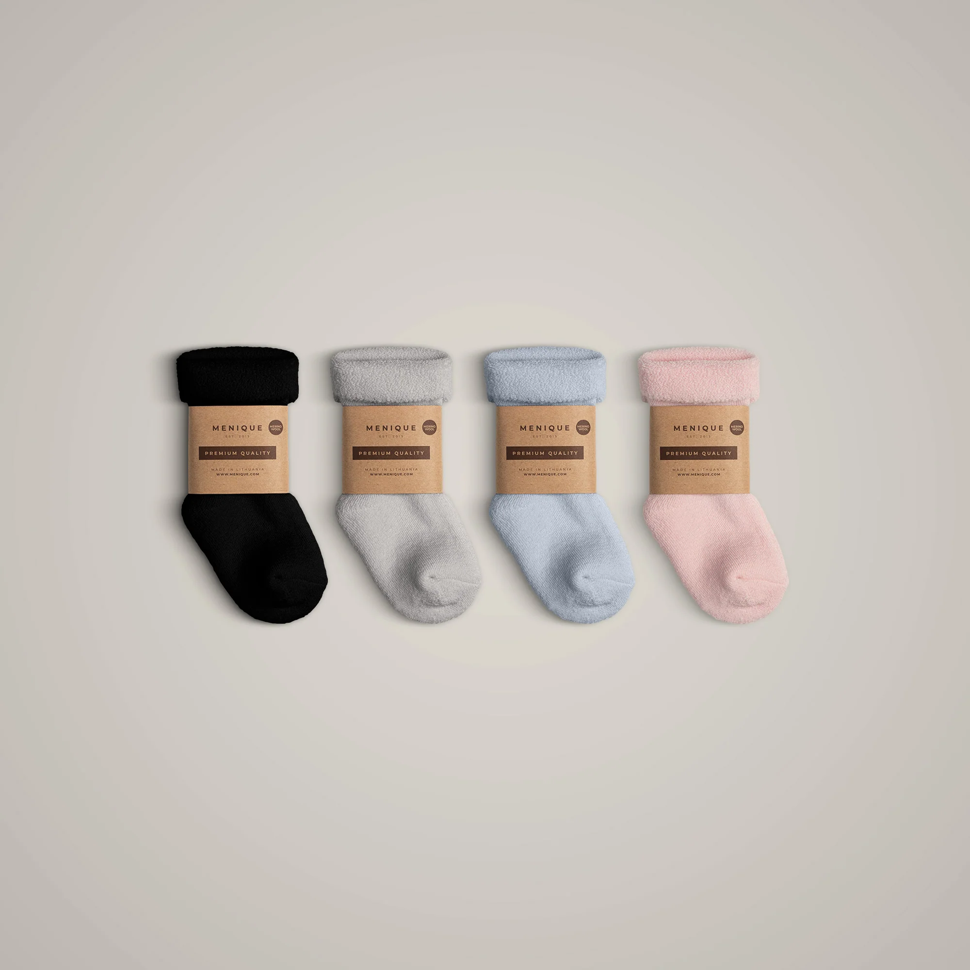 Chaussettes Sherpa en Mérinos Chaudes pour Enfants