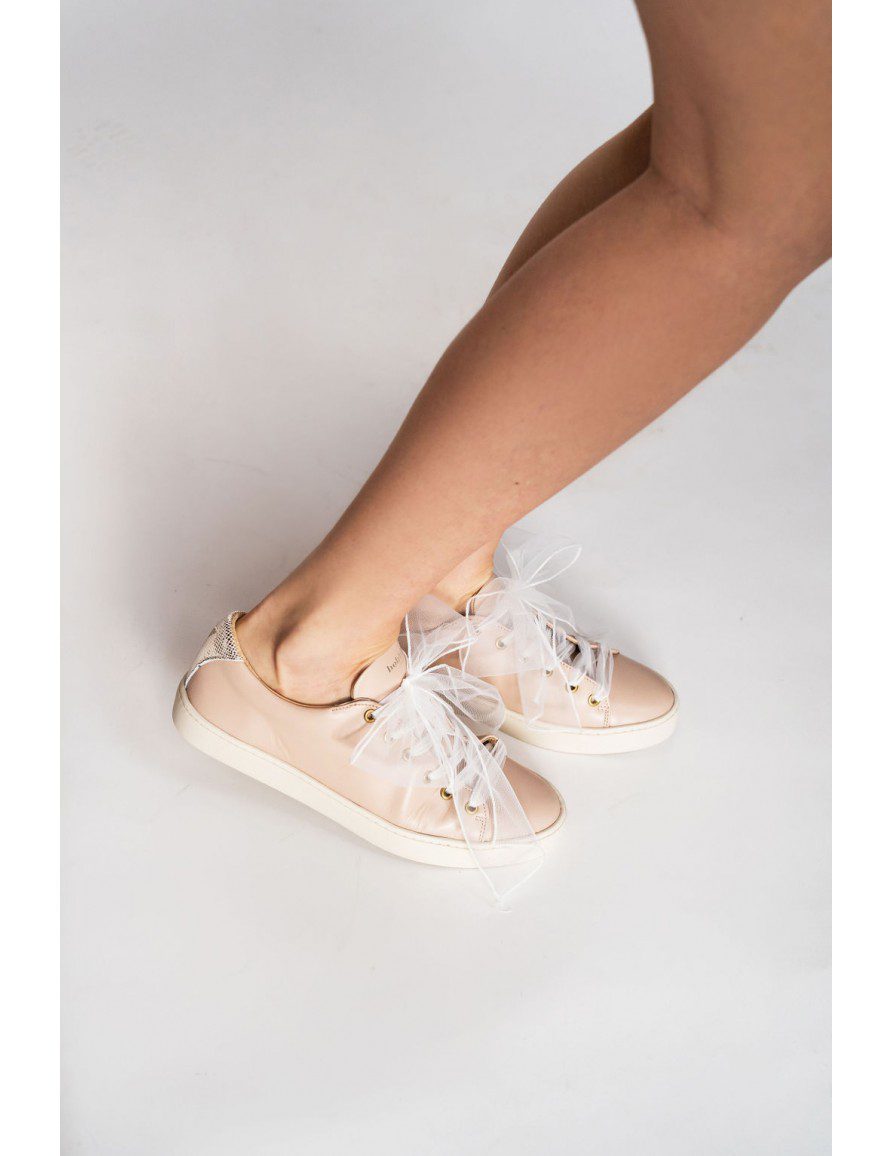 Lacets de la mariée en tulle