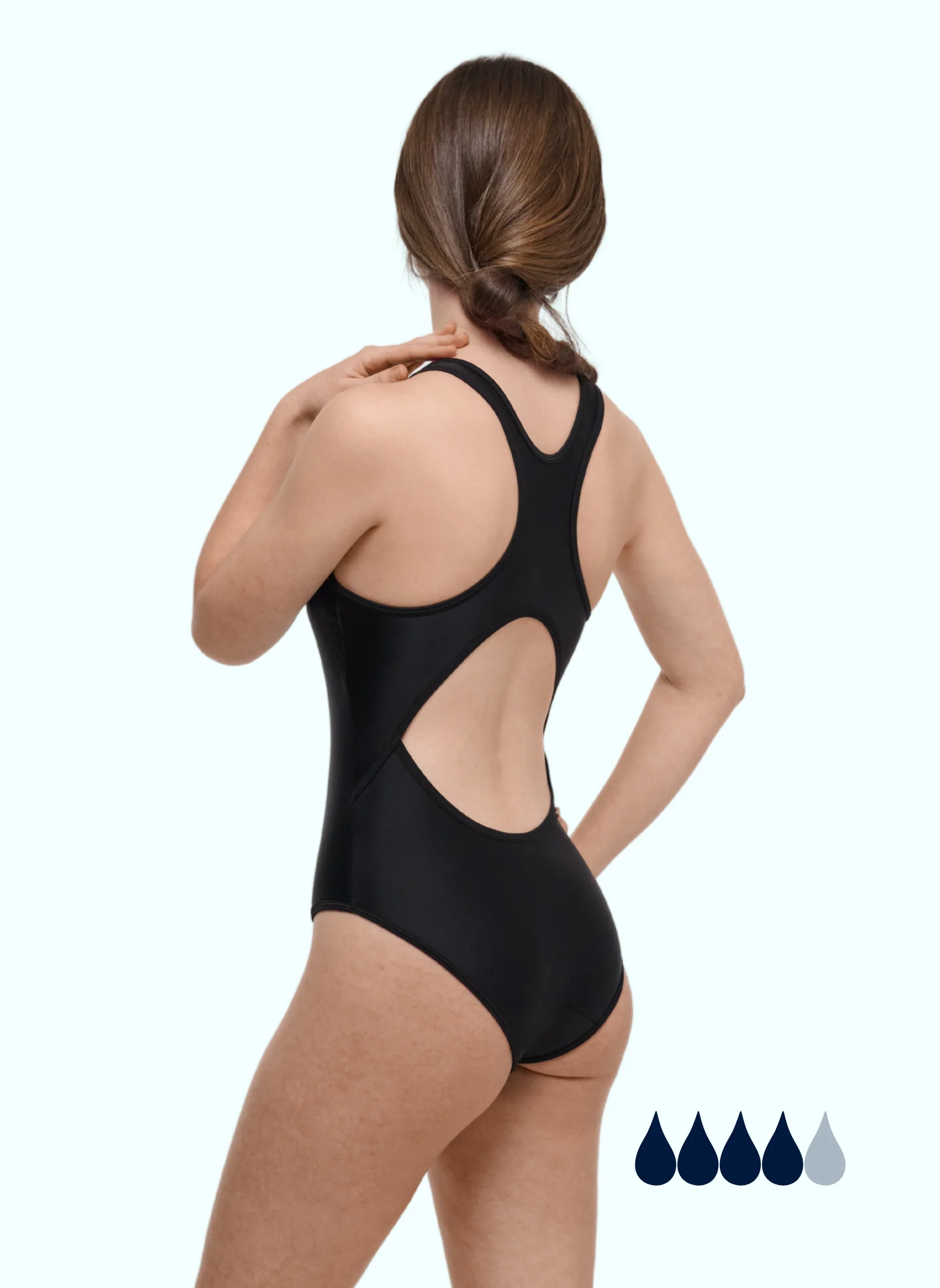 Maillot de bain Menstruel pour adolescente flux abondant - Lola | Sorio® – Image 2