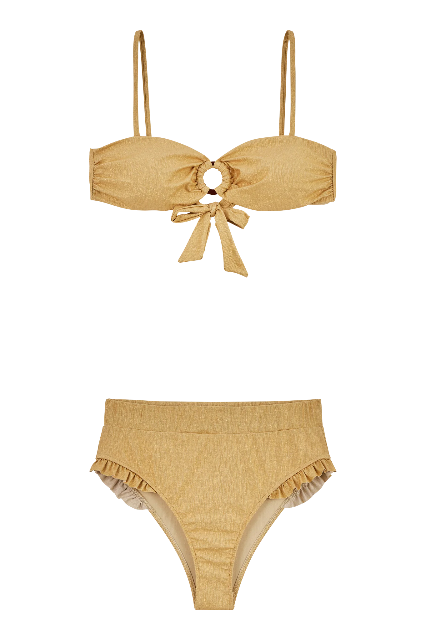 Bas de maillot Boscio Lurex doré – Image 6