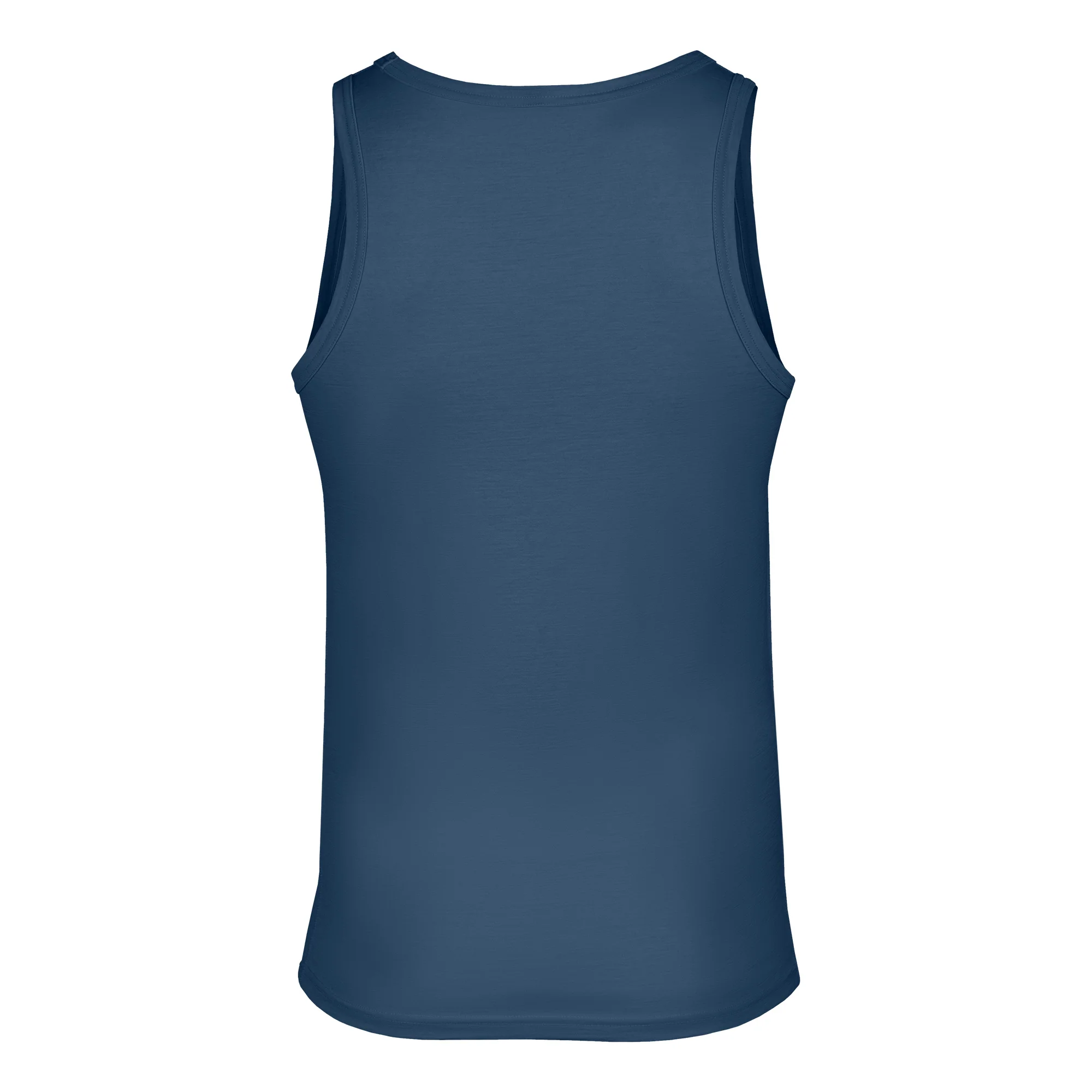 Débardeur en mérinos pour homme Denim – Image 2