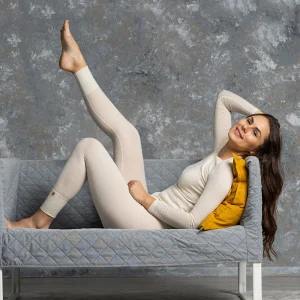 Pantalon 160 Mérinos Femme Naturel