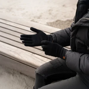 Gants tricotés pour hommes en mérinos