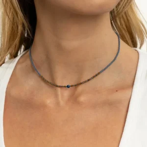 Collier Ras de Cou | New Alicia Denim