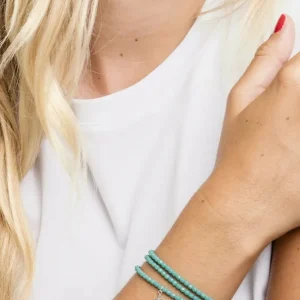 Collier et Bracelet 3 Tours | New Cross Silver Turquoise Persian