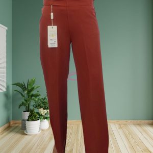 Pantalon femme orange