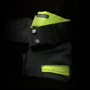 Pantalon d'équitation Full Grip Color Vibes Noir & Jaune Eclat