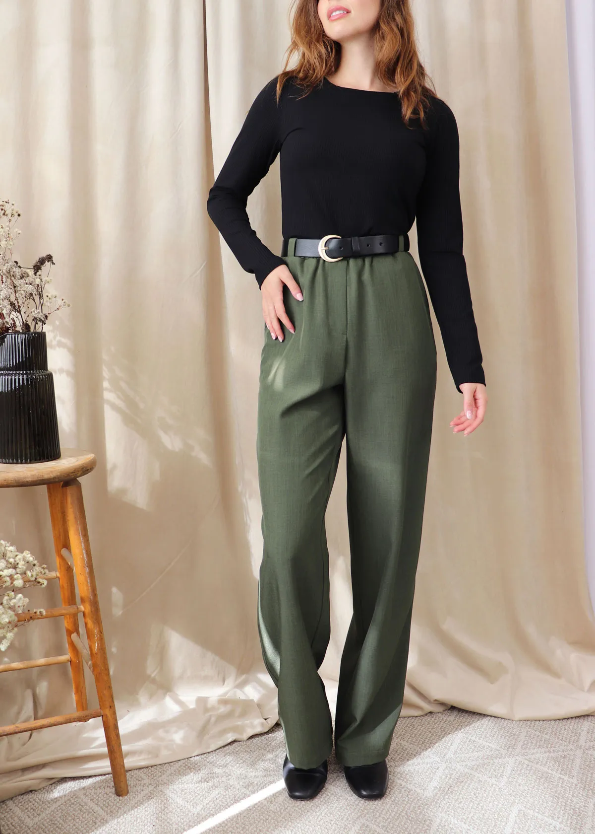Pantalon Charles – Vert – Image 4