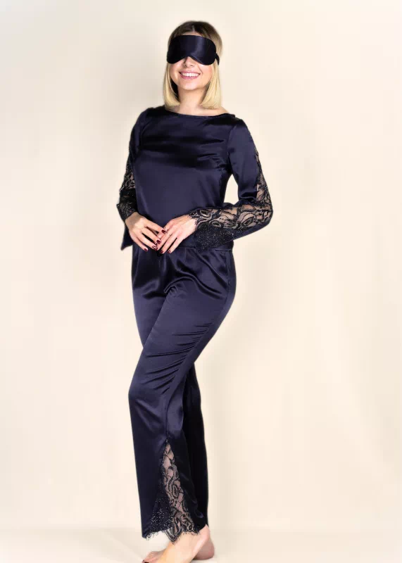 Pantalon de Pyjama 100% Soie – Solstice – Image 7